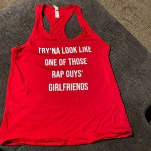 Large workout tank